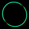 2PCS 11 Inch Glow Necklace 