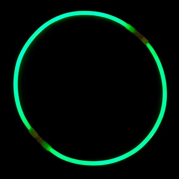 2PCS 11 Inch Glow Necklace 