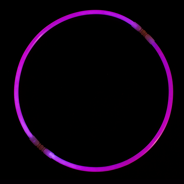 2PCS 11 Inch Glow Necklace 