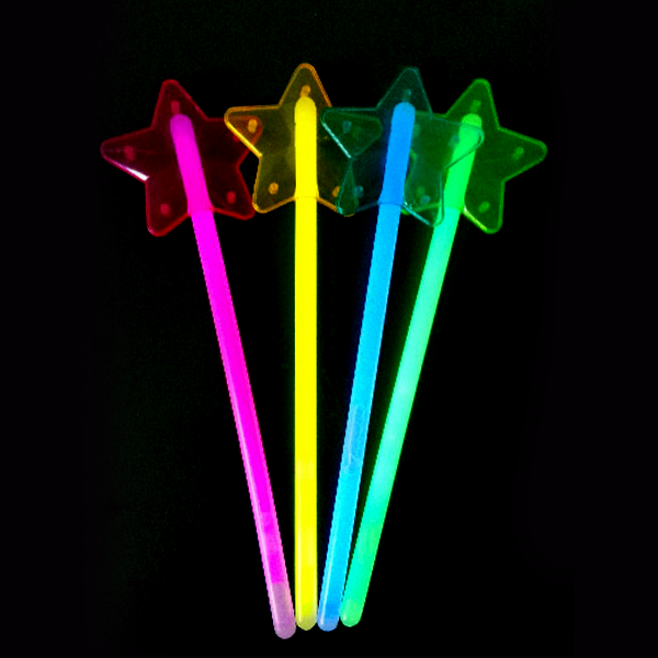 8 Inch Glow Star Stick